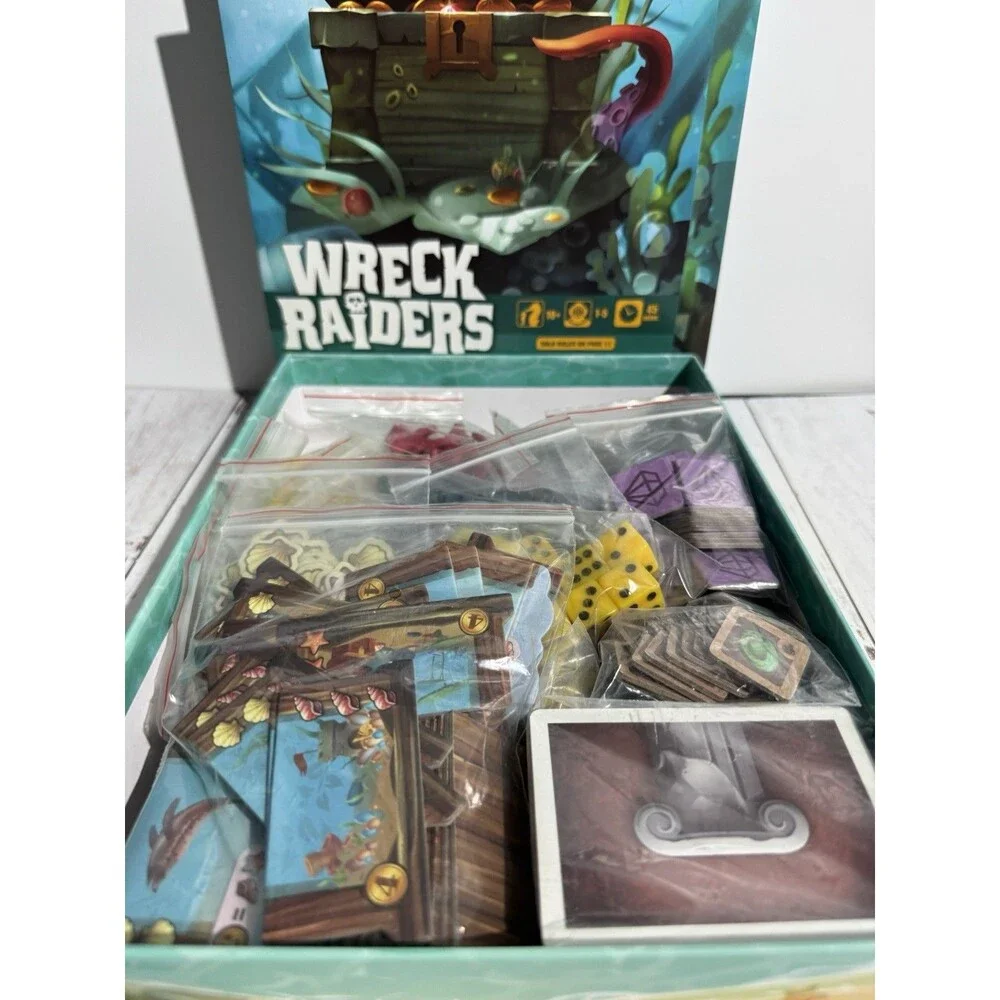 Kids Table Board Gaming Wreck Raiders Underwater Board Game 1-5P 10+ 2019 Award
